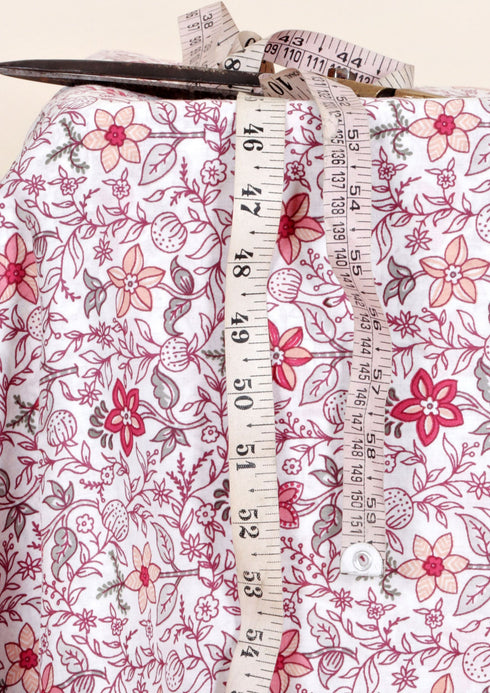 Cambric Cotton In Floral Print